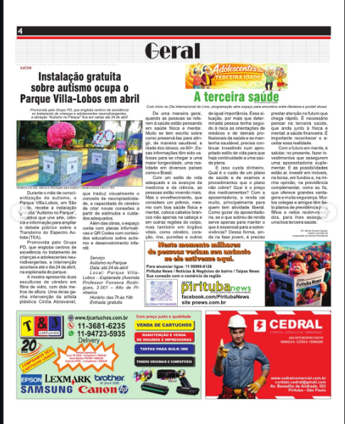 Instalação gratuita sobre autismo ocupa o Parque Villa-Lobos em abril